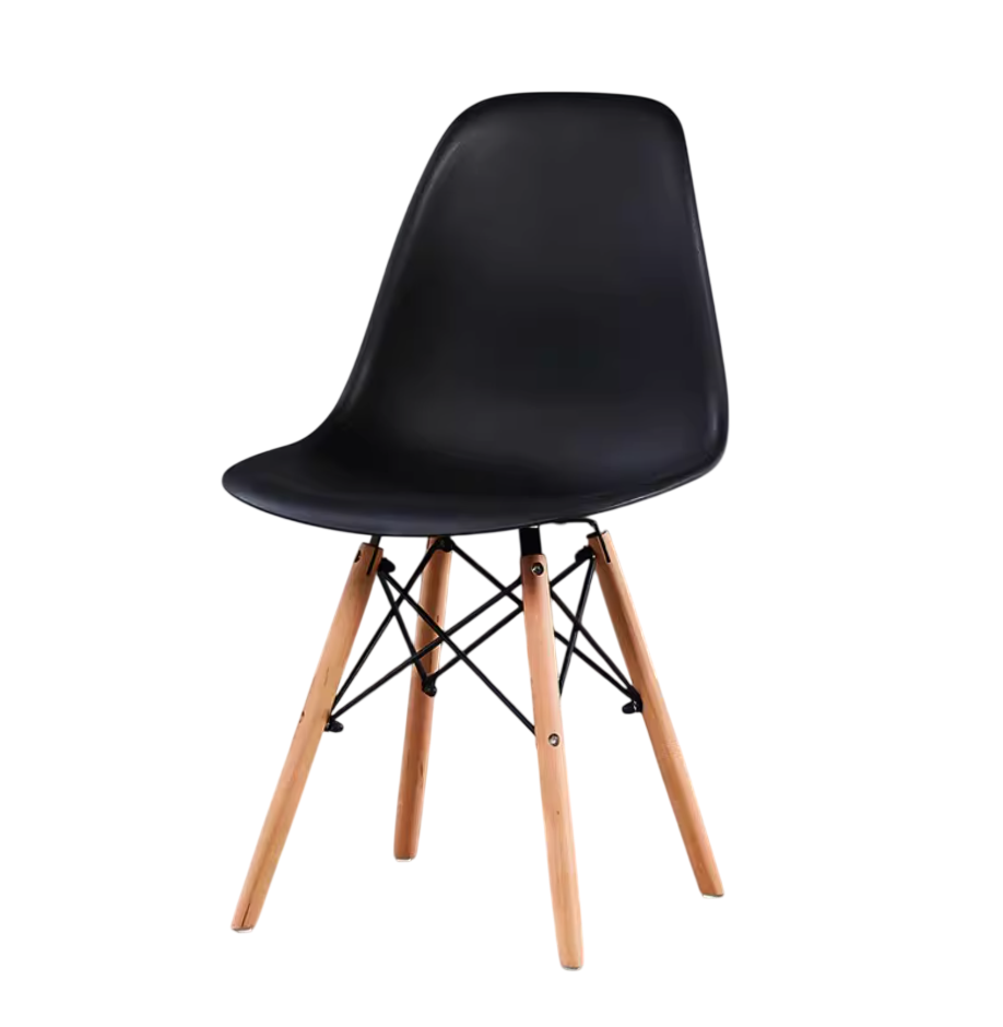 Стул пластиковый "CS 001" — Чёрный