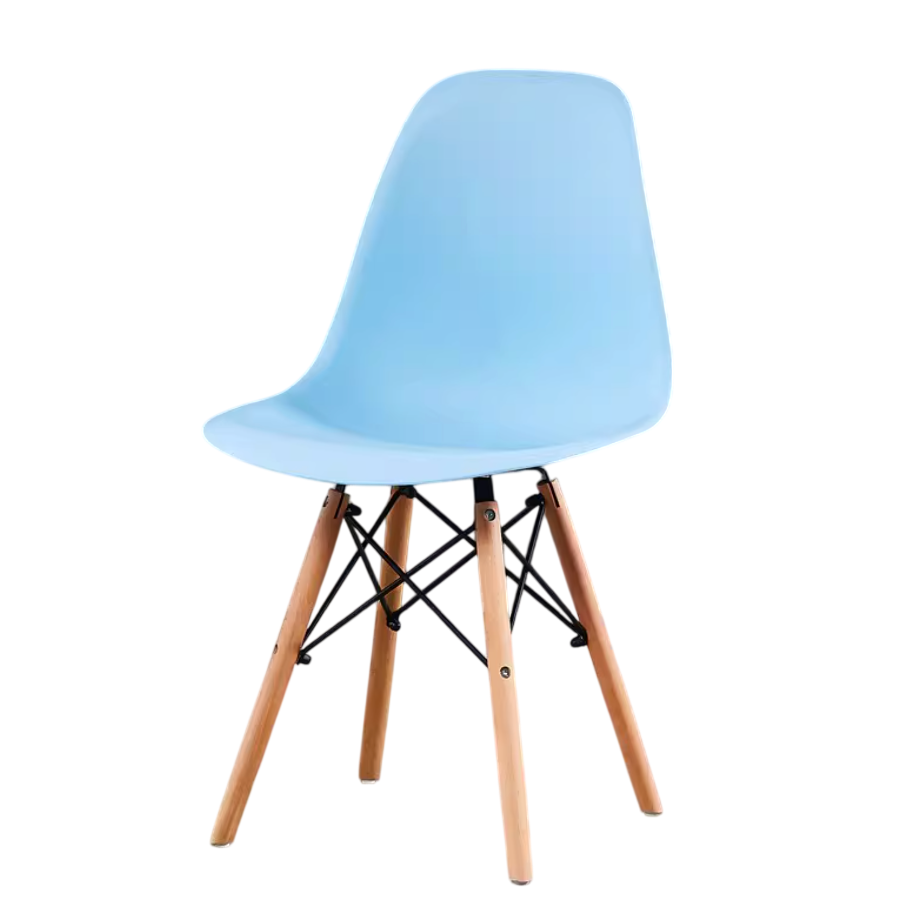 Стул пластиковый "CS 001" — Голубой